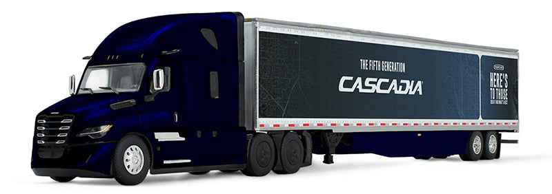 Die Cast Promotions 60-1999 1:64 Freightliner 5th Gen Cascadia Sleeper w/Trailer