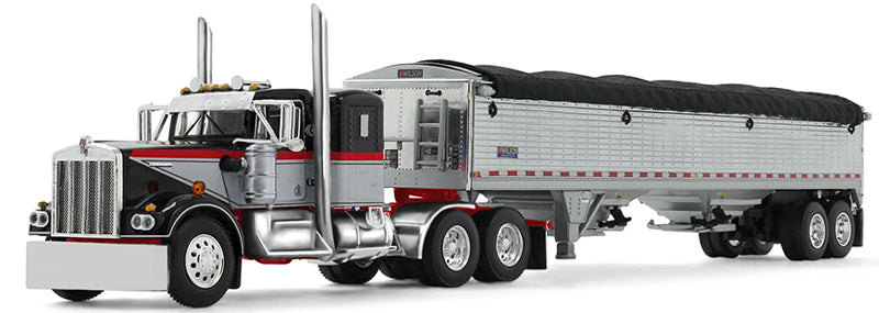 Die Cast Promotions 60-2137 1:64 Kenworth W900A Sleeper w/Grain Trailer