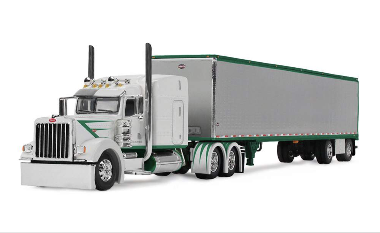 Die Cast Promotions 60-2192 1:64 Peterbilt 389 Mid-Roof Sleeper w/ Trailer