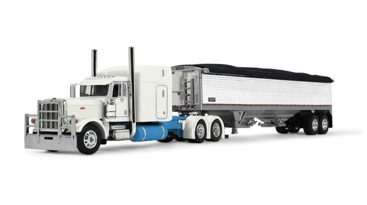 Die Cast Promotions 60-2207 1:64 Peterbilt 389 Sleeper w/ Grain Trailer