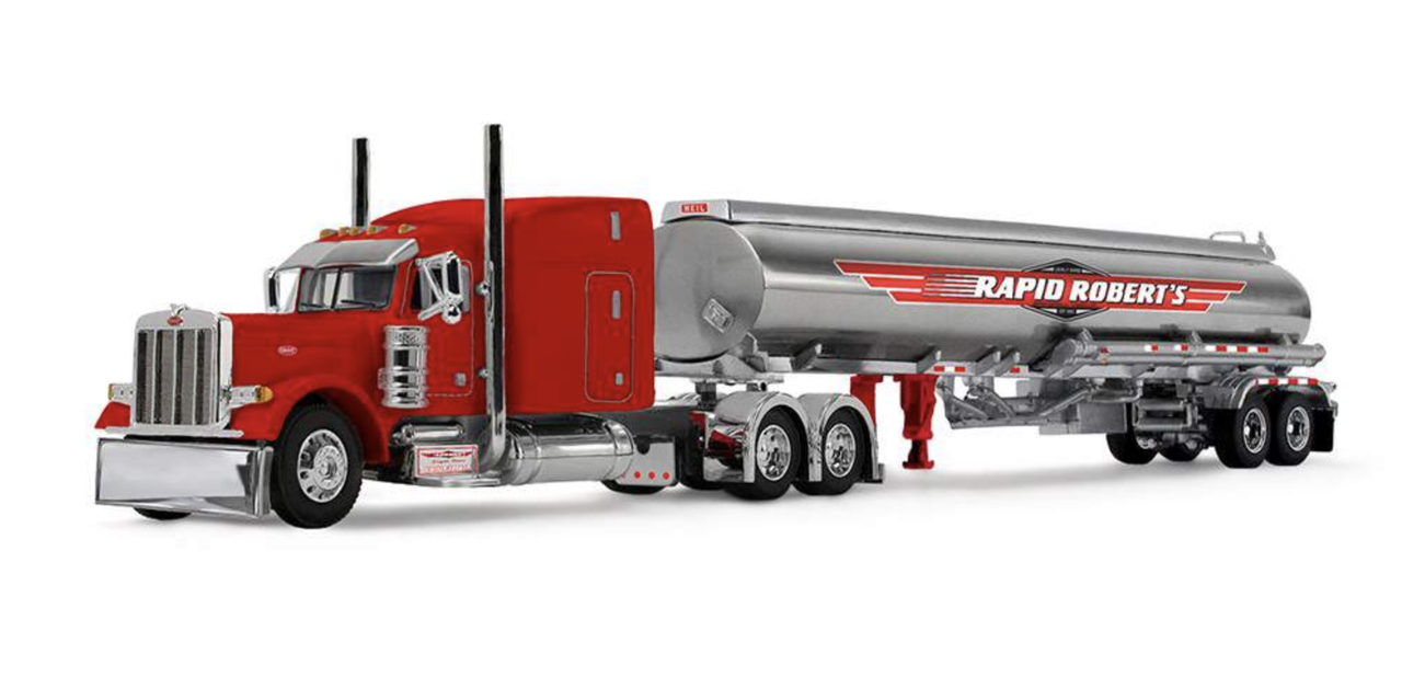 Die Cast Promotions 60-2251 1:64 Peterbilt 379 63" Sleeper w/ Fuel Tank Trailer