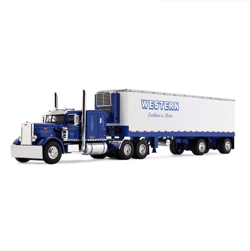Die Cast Promotions 60-2285 1:64 Peterbilt 351 Flat Top Sleeper w/ Trailer