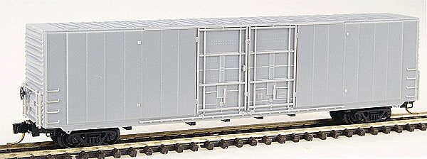 Micro-Trains 10200000 N Undecorated 60' Excess Height Double Plug Door Boxcar