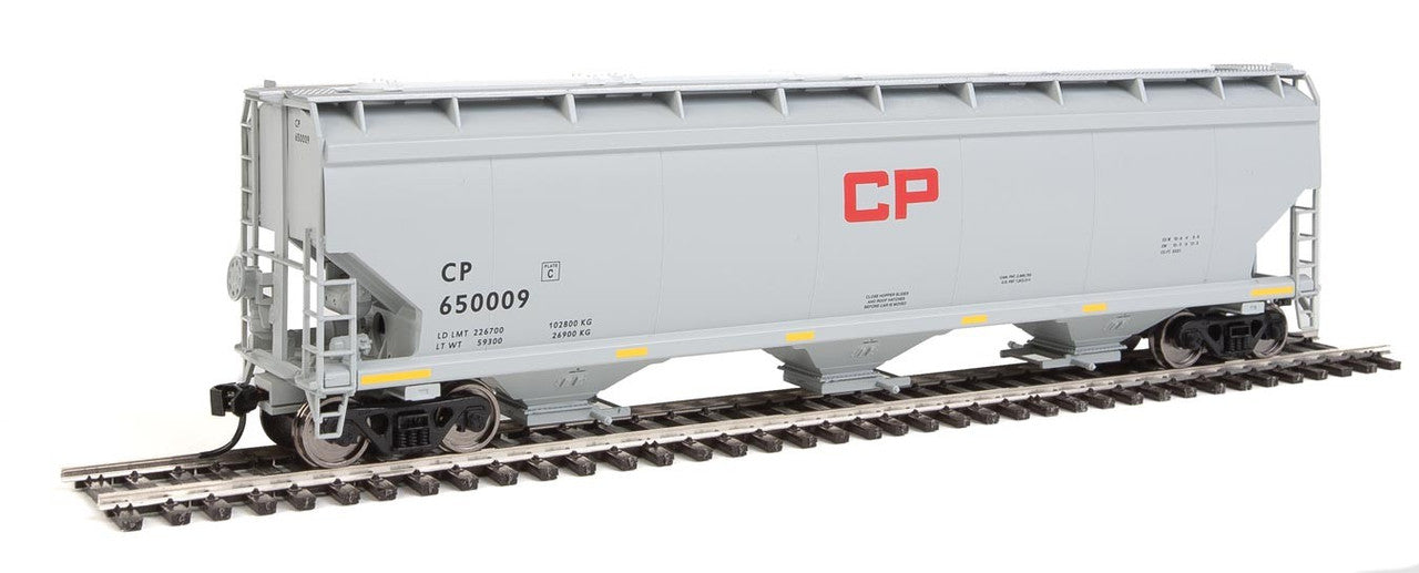 Walthers 910-7633 HO Canadian Pacific 60' NSC 5150 3-Bay Covered Hopper #650009