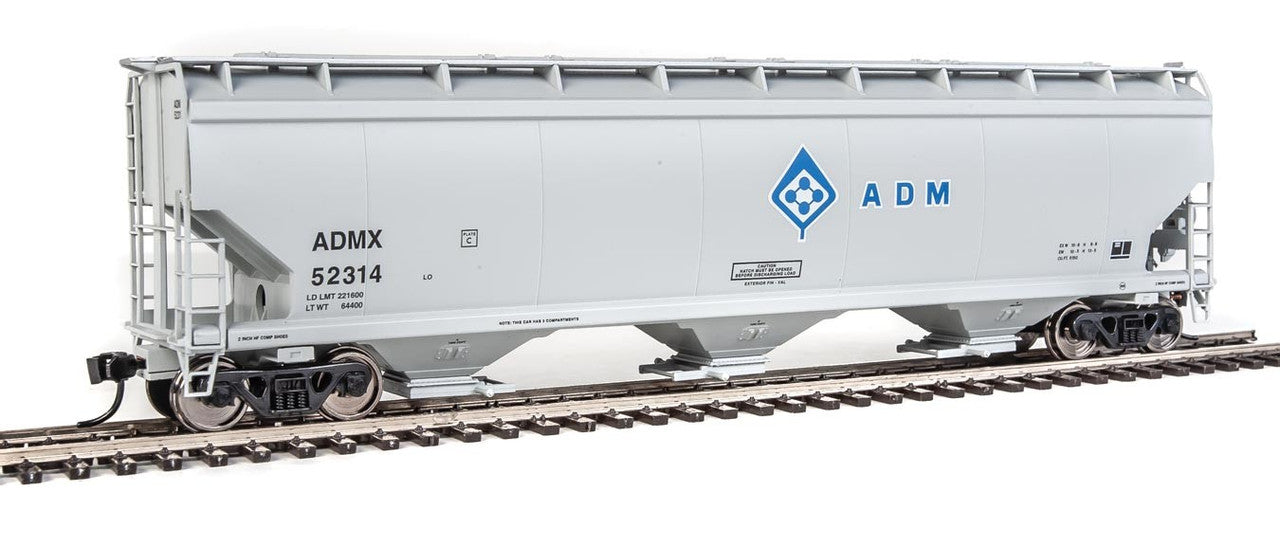 Walthers 910-7658 HO ADMX 60' NSC 5150 3-Bay Covered Hopper #52314