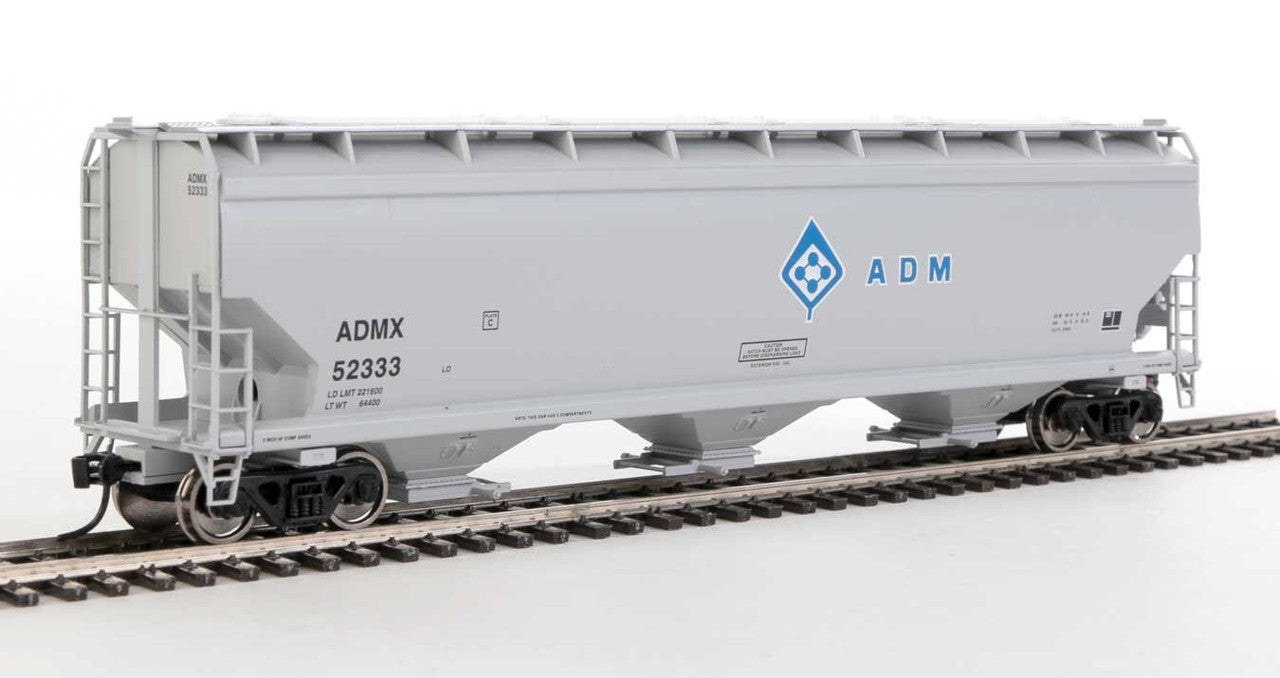 Walthers 910-7715 HO ADMX 60' NSC 5150 3-Bay Covered Hopper #52333