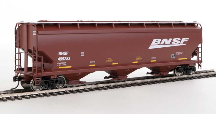 Walthers 910-7718 HO BNSF Railway 60' NSC 5150 3-Bay Covered Hopper #495283
