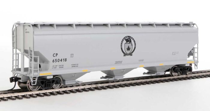 Walthers 910-7721 HO Canadian Pacific 60' NSC 5150 3-Bay Covered Hopper # 650418