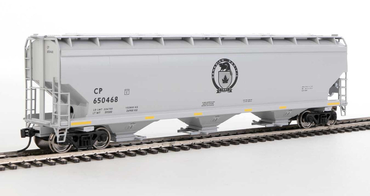 Walthers 910-7723 HO Canadian Pacific 60' NSC 5150 3-Bay Covered Hopper #650468
