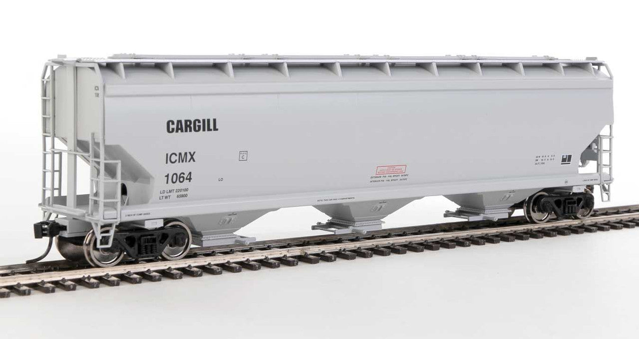 Walthers 910-7726 HO Cargill ICMX 60' NSC 5150 3-Bay Covered Hopper #1064