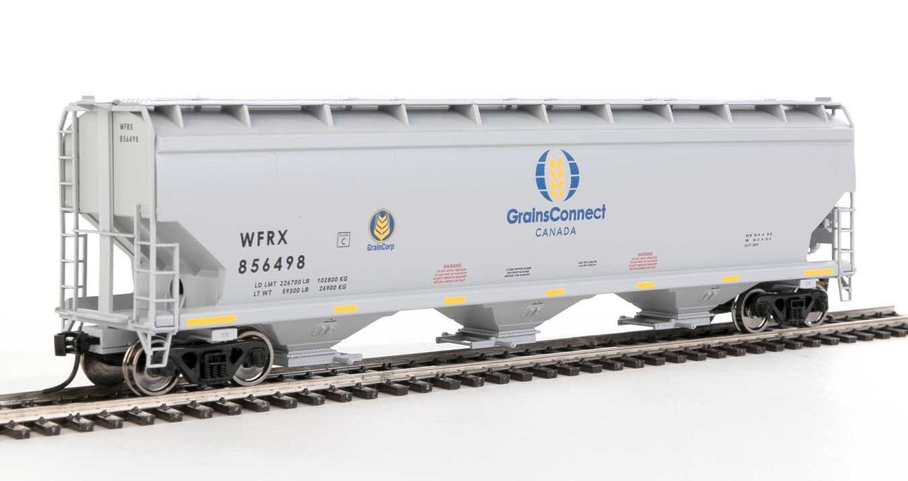 Walthers 910-7730 HO Grains Connect 60' NSC 5150 3-Bay Covered Hopper #856498