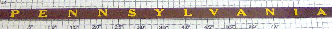 Lionel 2541-9 Right Hand Pennsylvania Aluminum Car Adhesive Strip