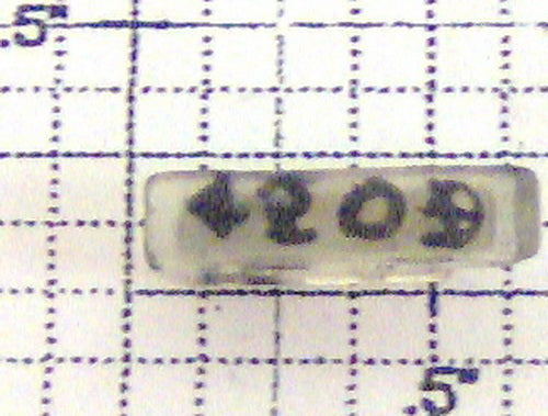 Lionel 4205-8 Left Hand Marker Lens / Number Board