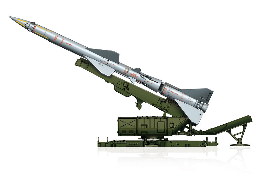 Hobby Boss Models 82933 1:72 SAM-2 Missile with Launcher Cabine Plane Kit
