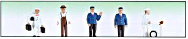 Model Power 6050 O Scale Station Service Crew Figures (Set of 6)