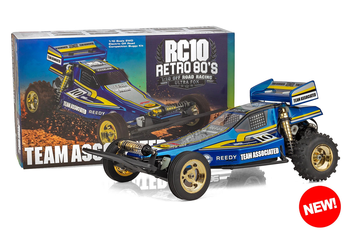 Team Associated 6051 1:10 RC10 Retro 80''s Ultra Fox Kit