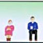 Model Power 6060 O Scale Sitting Figures (Set of 6)