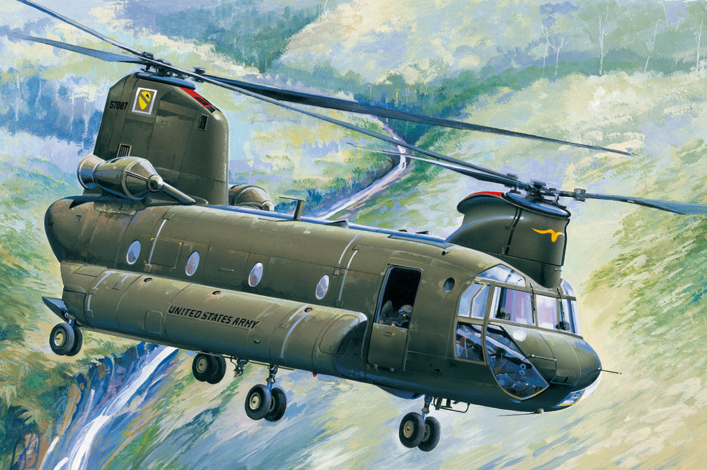Hobby Boss Models 81772 1:48 Boeing CH-47A Chinook Military Aircraft Plane Kit