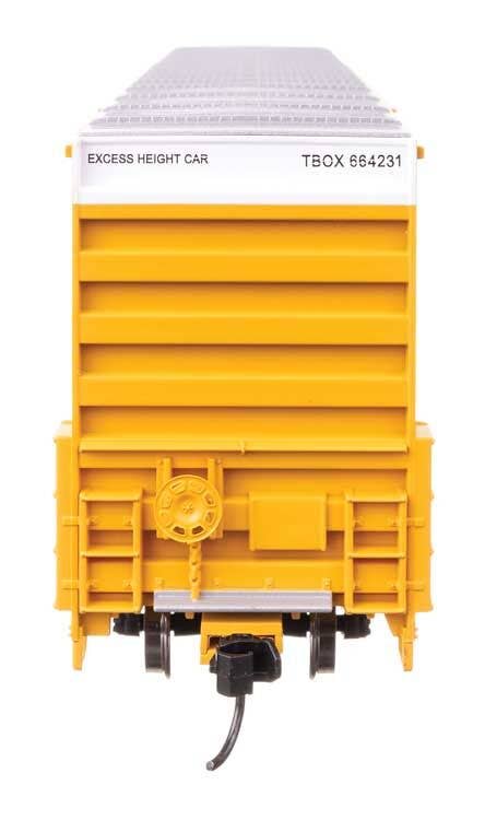 Walthers 910-3116 HO TTX 60' High Cube Plate F Horizontal Post Boxcar #664231