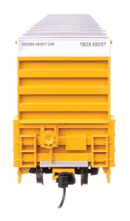 Walthers 910-3118 HO TTX 60' High Cube Plate F Horizontal Post Boxcar #630107