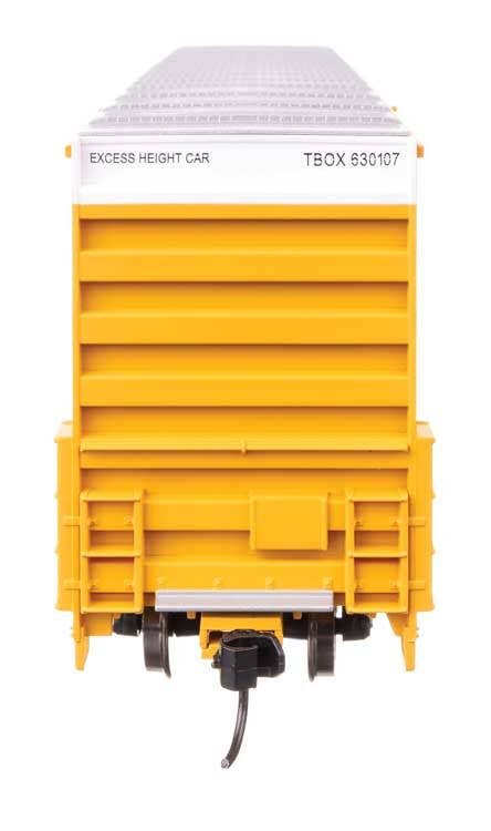 Walthers 910-3118 HO TTX 60' High Cube Plate F Horizontal Post Boxcar #630107
