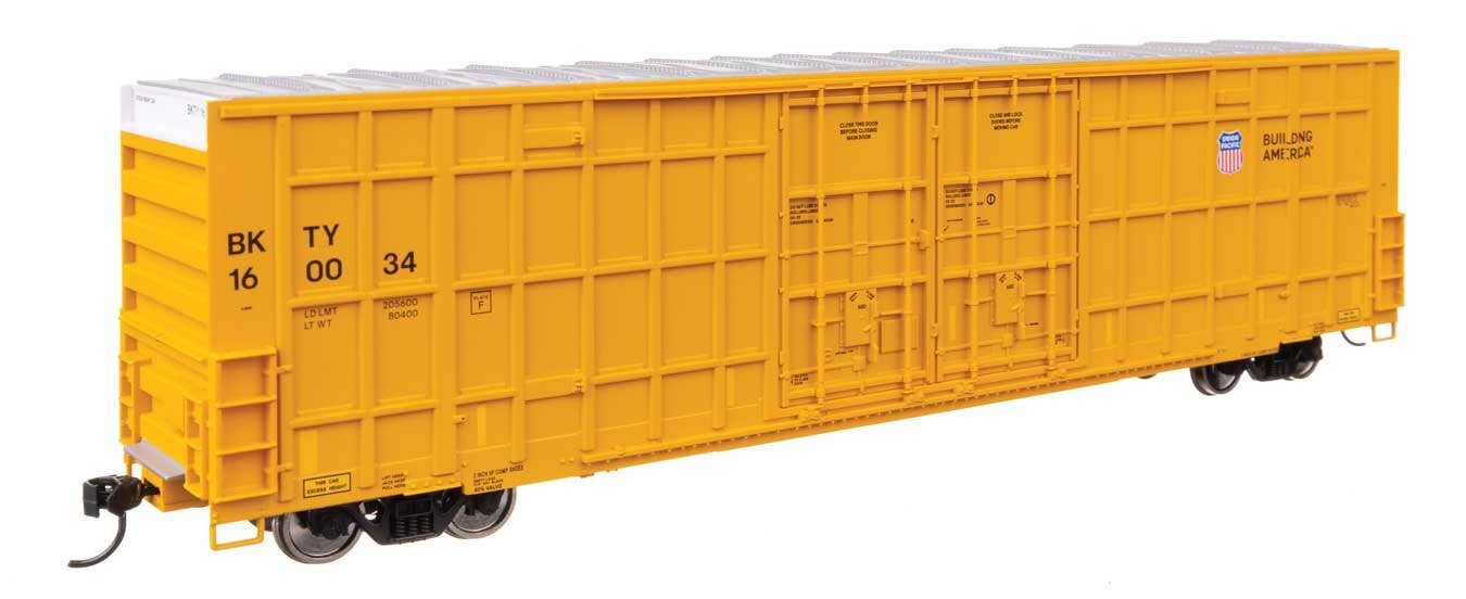 Walthers 910-3123 HO UP 60' High Cube Plate F Horizontal Post Boxcar #160034