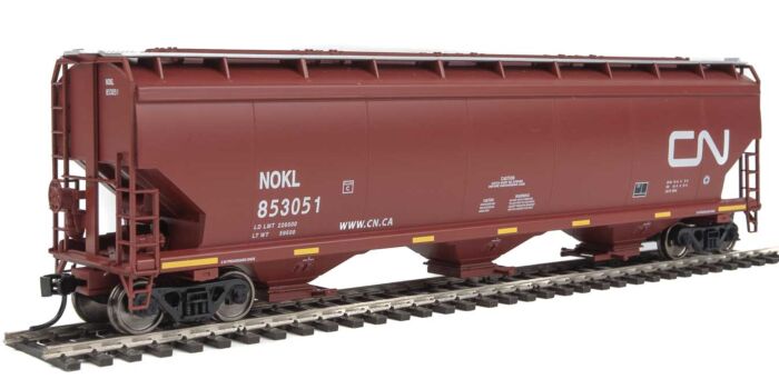 Walthers 910-7691 HO Canadian National NSC 5150 Covered Hopper #853051