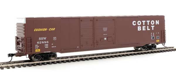 Walthers 910-3221 HO Cotton Belt 60' Pullman-Standard Boxcar RTR #62886