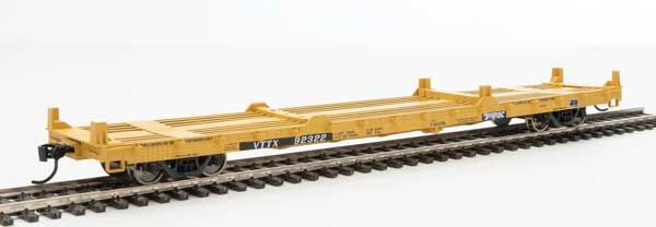 Walthers 910-5353 HO TTX VTTX 60' Pullman-Standard Flatcar Ready to Run #92322