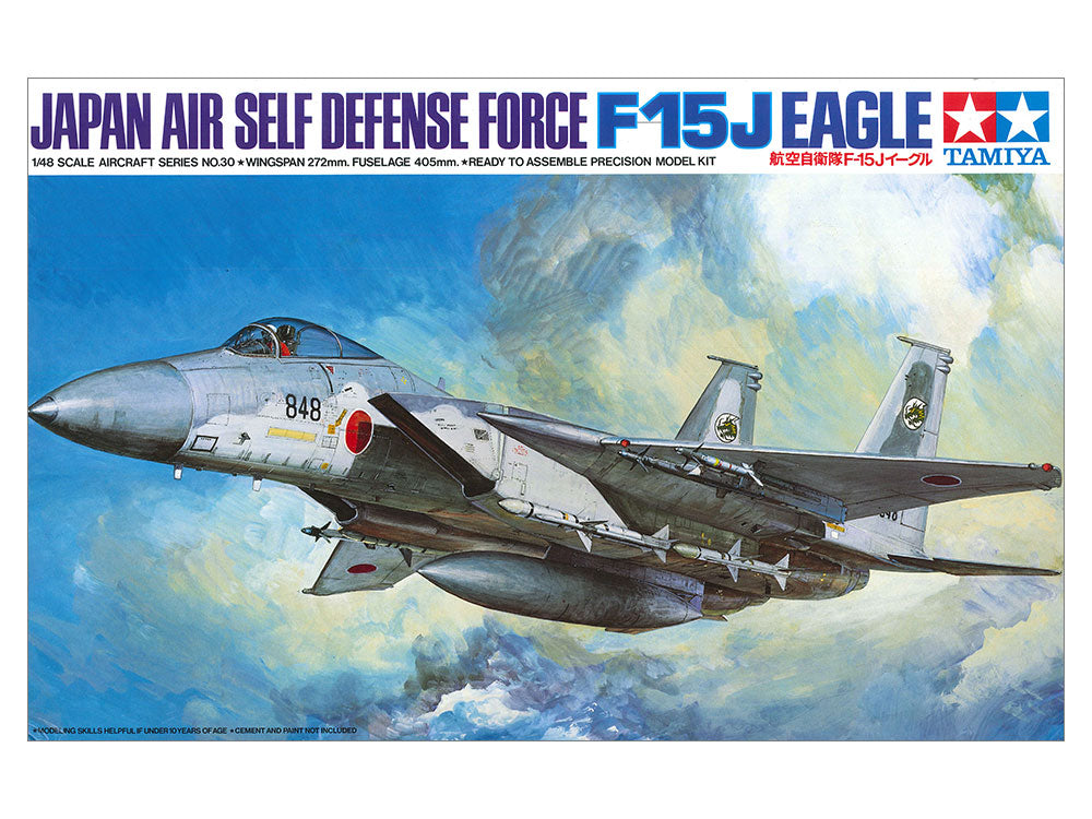 Tamiya 61030 1:48 MCDonnell Douglas F-15J Eagle JASDF Aircraft Plastic Model Kit
