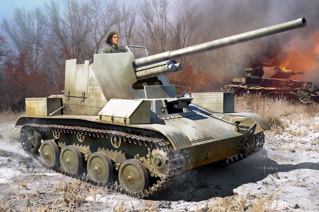 Hobby Boss s 84556 1:35 Romanian TACAM T-60 Military Tank Model Kit