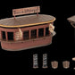 Faller 134006 HO 2 Christmas Market Stalls with Illuminated Christmas Tree Kit