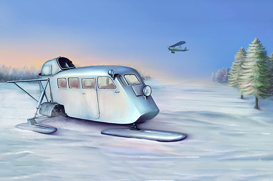 Trumpeter 02356 1:35 KM-4 Soviet Aerosan Plastic Model Kit
