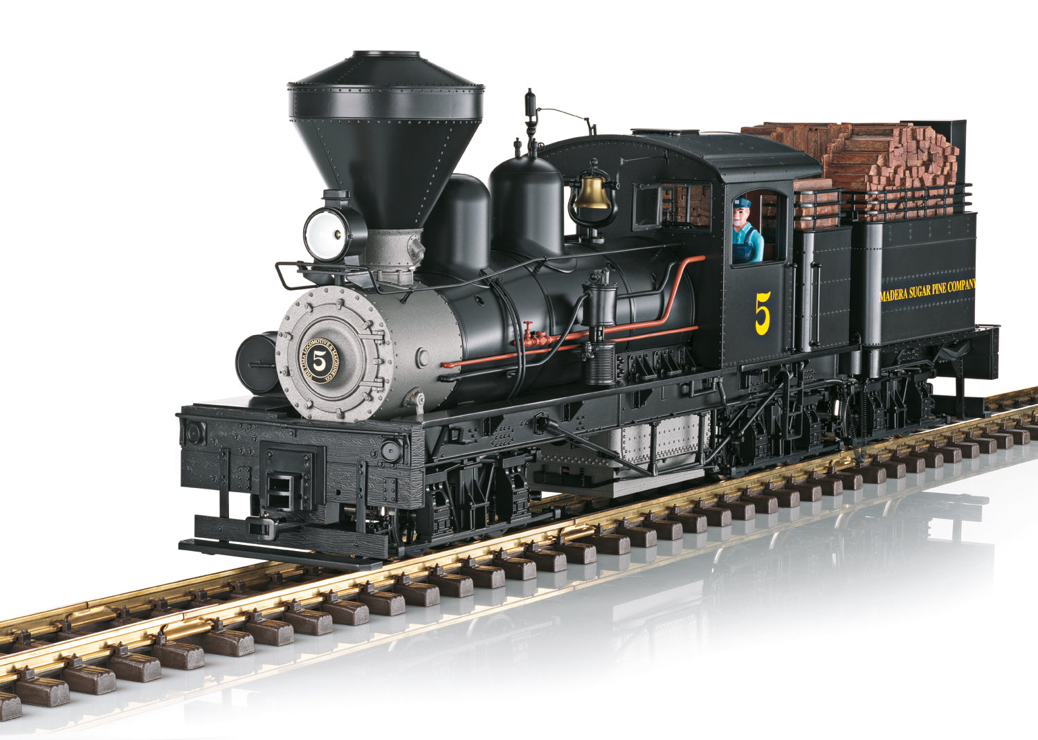 LGB 26703 G Madera Sugar Pine Railroad Shay Steam Locomotive #5