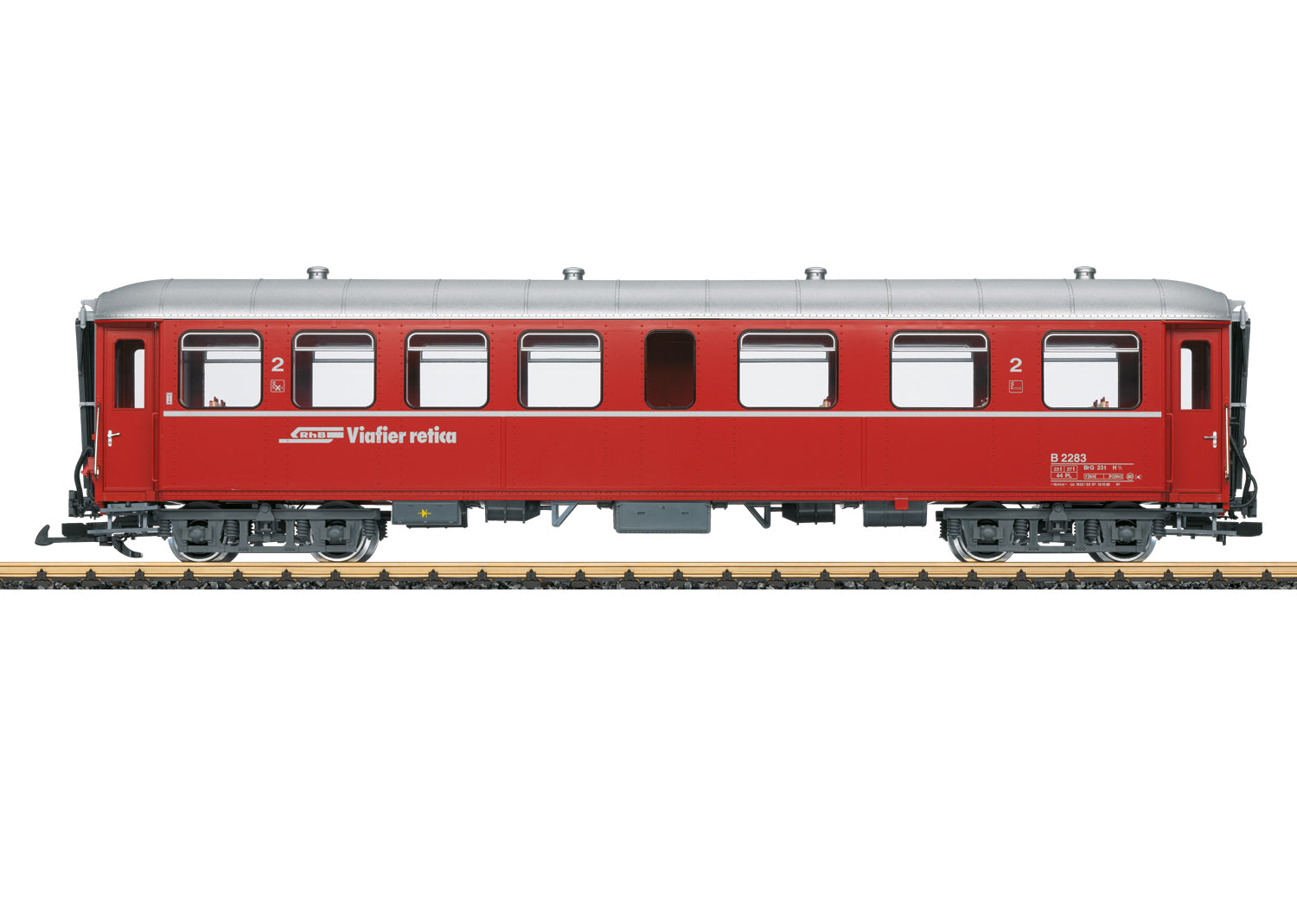 LGB 31526 G Rhaetian Railway RhB 1st/2nd Class Express Train Passenger Car