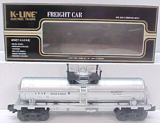 K-Line K632-1051A O Gauge Atchison, Topeka & Santa Fe Tank Car MT/Box