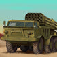 Trumpeter 7180 1:72 Russian 9P140 TEL Armor Plastic Model Kit