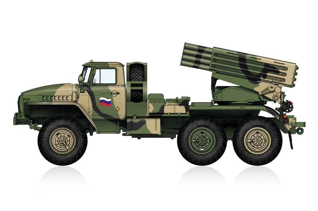 Hobby Boss 82932 1:72 Russian BM-21 Grad Late Version Truck Model Kit