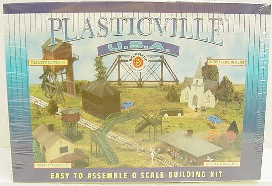 Bachmann 45991 O Plasticville Platform Fence with Gate Kit MT/Box