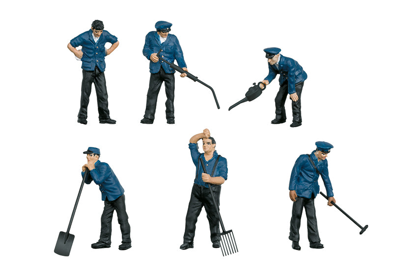 Marklin 56406 G Scale / 1 Gauge Railroad Maintenance Workers Figures (6)