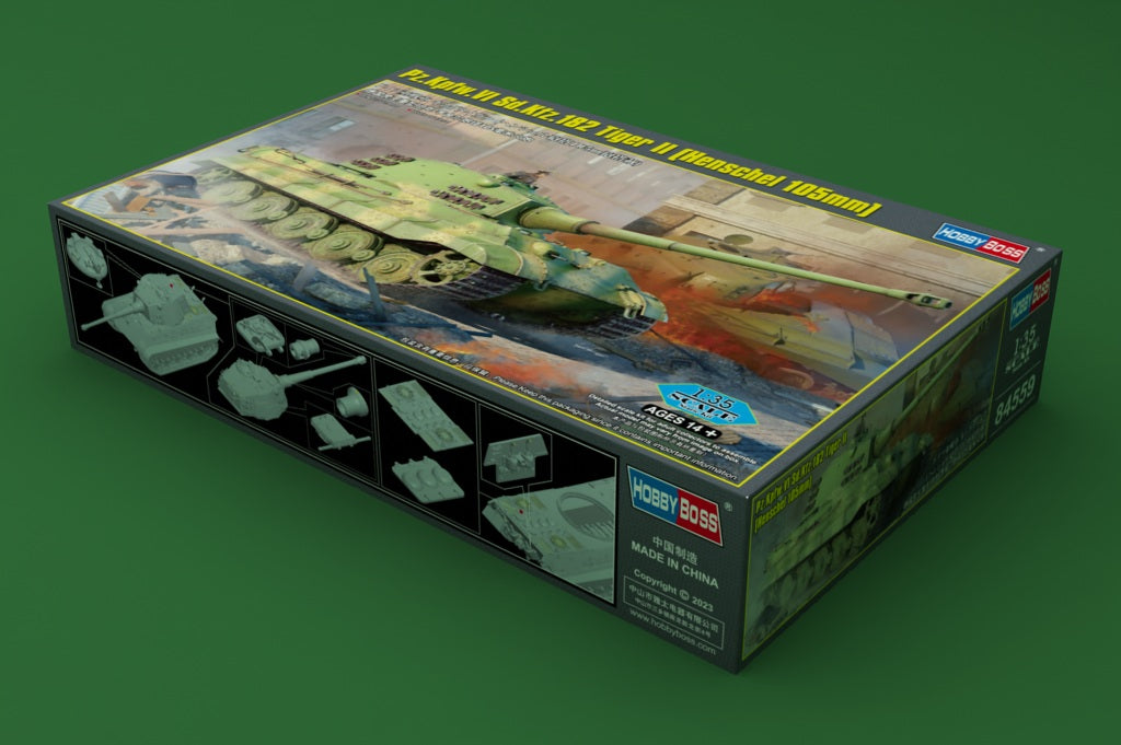 Hobby Boss 84559 1:35 Pz.Kpfw.VI Sd.Kfz.182 Tiger II Armor Plastic Model Kit