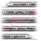 Marklin 39812 HO SBB Class RABe 501 Giruno High-Speed Rail Car Train (Set of 5)