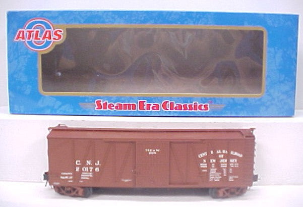 Atlas 6460-3 O Gauge CRR of NJ USRA Sheathed Box Car #20176 (3Rail) NIB