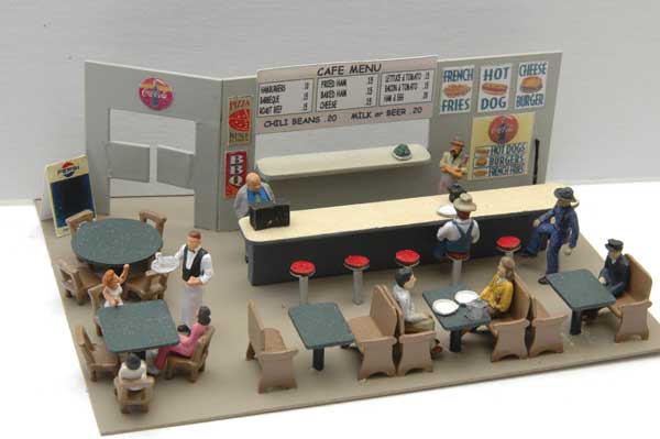 JL Innovative Design 349 HO Cafe/Diner Interior Detail Set