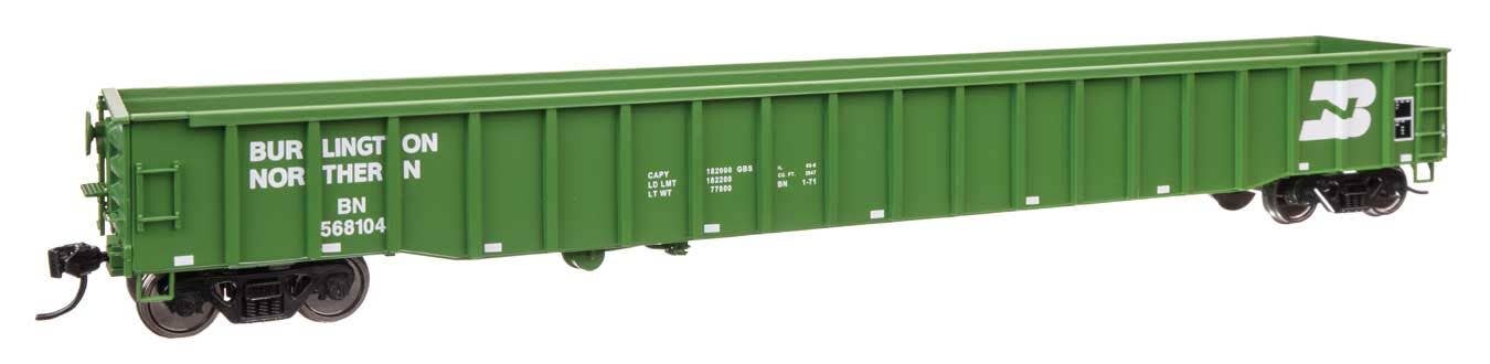 Walthers 920-105413 HO Burlington Northern 65' Thrall Mill Gondola RTR #568104