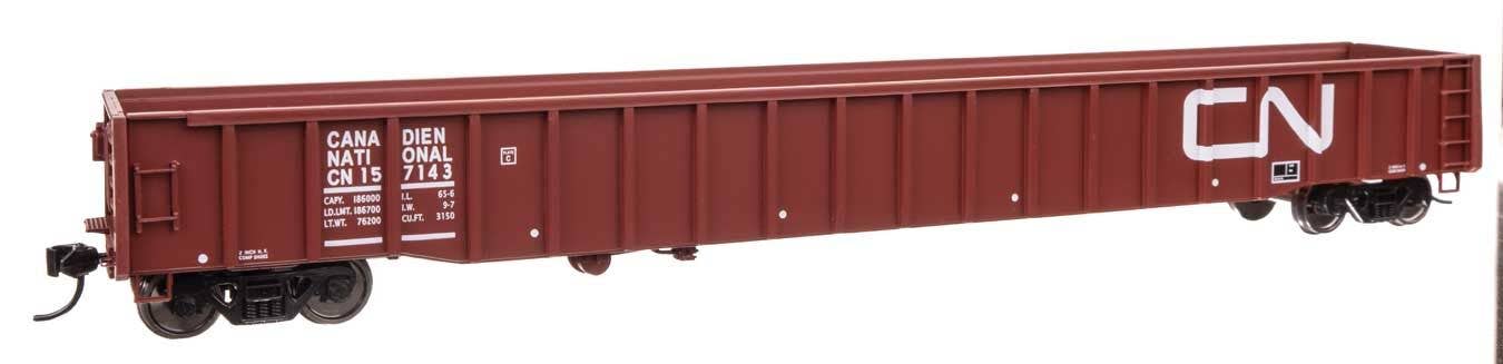 Walthers 920-105415 HO Canadian National 65' Thrall Mill Gondola RTR #157143
