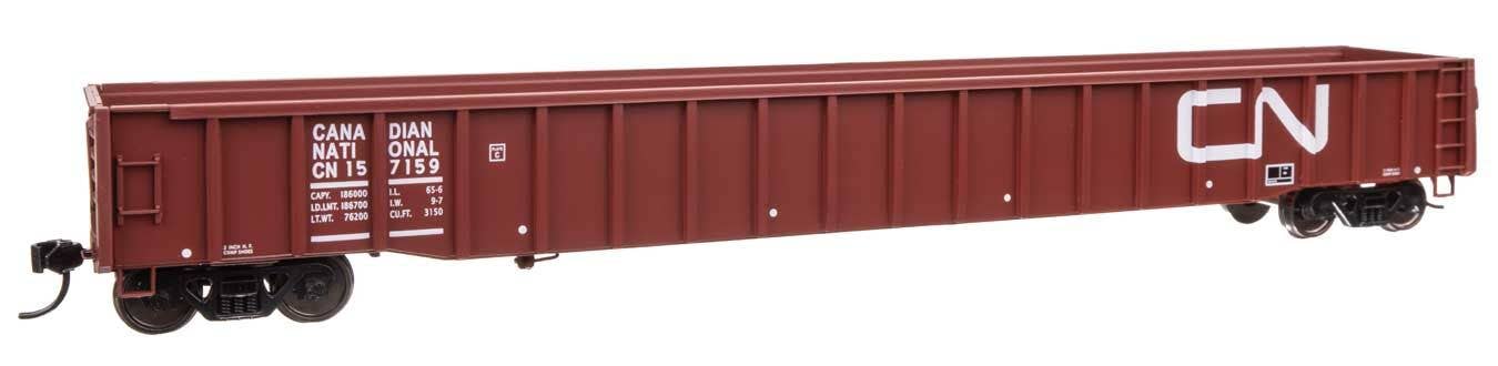 Walthers 920-105416 HO Canadian National 65' Thrall Mill Gondola RTR #157159