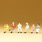 Preiser 79014 N Seated People #2 Figures (Set of 6)