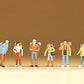 Preiser 79027 N Young Travelers Figures (Set of 6)