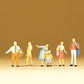 Preiser 79068 N Family Krause in the City Figures (Set of 6)